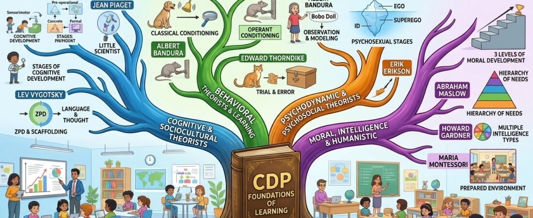 Child Development and Pedagogy (CDP) Psychologists, Theorists, and Principles